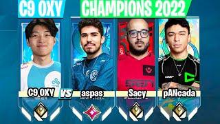 When CHAMPS 2022 team up in ranked! C9 OXY vs LEV Aspas duo w/ SEN Sacy met LOUD pANcada...