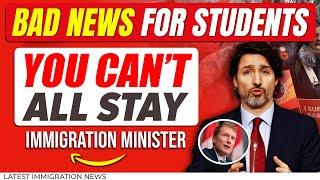 "Enough is enough": Bad News for Canada Foreign Student | Canada Student Visas latest Update