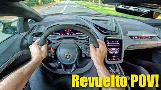 1015HP Lamborghini Revuelto POV Test Drive with TUNNEL RUN!