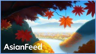 Ghibli Inspired Atmosphere - Autumn Leaves | 2-Hour Relaxing Music & Nature Sounds