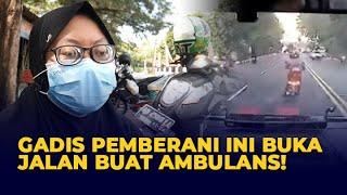 Viral! Gadis Pemberani di Solo Buka Jalan untuk Ambulans