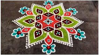 Karthigai Deepam Special Rangoli Design 2024/ Rangoli / New / Easy / Sashti Pooja / Kolam / Festival