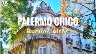 【4K】Buenos Aires Walk - Palermo Chico - Barrio Parque | ARGENTINA, Walking Tour