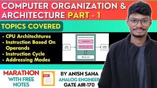  COA (Computer Organization & Architecture) For GATE & Campus Placements | Part - 1 | One Shot