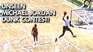 UNSEEN MICHAEL JORDAN DUNK CONTEST from 1989! FREE THROW LINE DUNK!!!