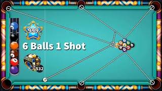 Level 999  6 Balls 1 Shot in Miami 9 ball pool Rings 532 Pro 8 ball pool