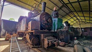 We Found RARE Steam Locomotives in an Abandoned BARN!