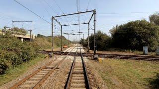 A very rare Dutch railway X-crossing: Utrecht - Baarn CABVIEW HOLLAND SGM 15sep 2020