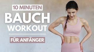 10 MIN Bauch Workout für Anfänger | Beginner Workout für Zuhause | Das schaffst du!! | Tina Halder