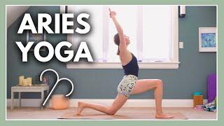 15 min Aries Yoga Flow - Leadership, Courage & Inner Fire