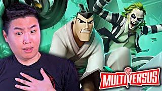 *SEASON 2 CHARACTERS!!* MultiVersus - Samurai Jack & Beetlejuice Reveal Trailer!! [REACTION]