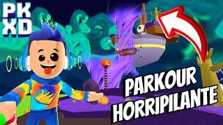 PK XD PARKOUR HORRIPILANTE FIGURINHA SECRETA NA NOVA ATUALIZAÇÃO DE HALLOWEEN! PETER GAMES