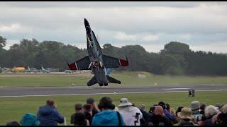 Witness the Jaw-Dropping Takes-off CF-188A Hornet at RIAT 24!