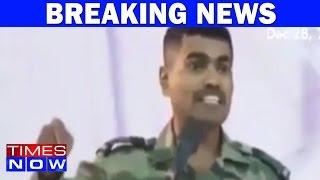 Those Raising Anti-India Slogans Are A Threat Says Army jawan