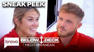 SNEAK PEEK: What Is Nathan Gallagher & Gael Cameron's Relationship? | Below Deck Med (S9 E8) | Bravo