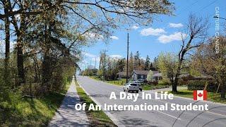 Day In Life Of An International Student In Canada | Peterborough, Ontario | Fleming College | 4K