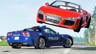 Epic Police Chases & Crashes #65 - BeamNG Drive | CRASHdriven