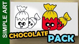 Simple art #45 / Chocolate Pack art / चॉकलेट पैक कला / @Chhota Art – MathsTables