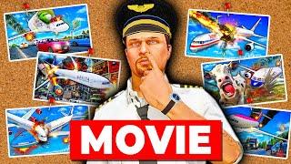 The Most SHOCKING Airplane Crashes in GTA 5! (MOVIE!)