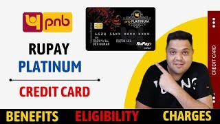 PNB Rupay Platinum Credit Card Full Details | Benefits | Eligibility | Fees 2023 Edition