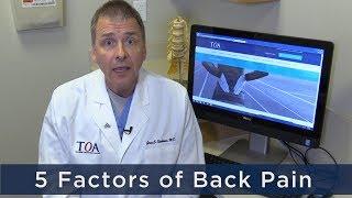 Dr. Gray Stahlman on the 5 Factors of Back Pain - Tennessee Orthopaedic Alliance