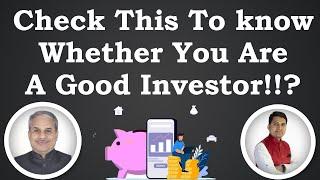 Check This To know Whether You Are A Good Investor!!? | Dr. Bharath Chandra & Mr. Rohan Chandra
