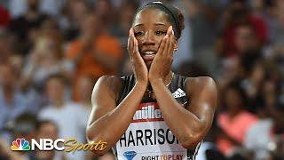 Keni Harrison breaks 28-year-old 100m hurdles world record, avenging 2016 trials loss | NBC Sports