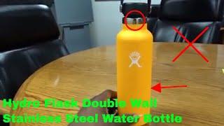   How To Use Hydro Flask Double Wall Stainless Steel Water Bottle Review