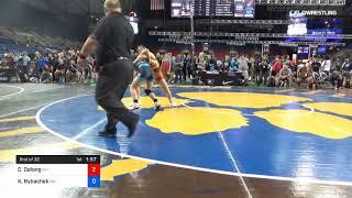 138 Lbs Rnd Of 32 Charmayne Delong Wyoming Vs Kya Rybachek Minnesota