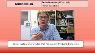 Durkheimian Sociology and Durkheim's Study of The Social