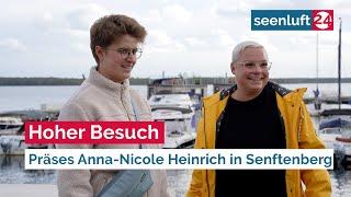 Präses Anna-Nicole Heinrich zu Besuch in Senftenberg