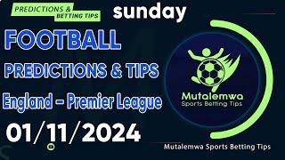 FOOTBALL PREDICTIONS TODAY 01/12/2024 PREDICTIONS TODAY | BETTING TIPS, #betting@sports betting tips