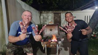 CHURRASCO COM MEU AMIGO SÉRGIO ARAÚJO VENHA PARTICIPAR