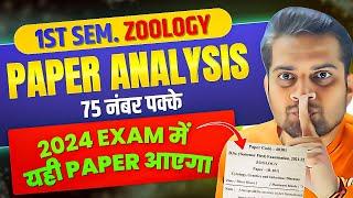 B.Sc 1st Semester Zoology Paper Analysis!Important Questions!Be DKDian