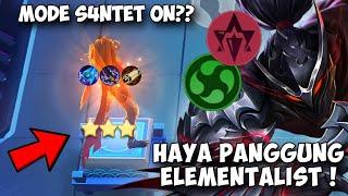 AUTO MENGHILANG TERUS ?? HAYABUSA PANGGUNG ELEMENTALIST !! COMBO MAGIC CHESS MOBILE LEGENDS 2024