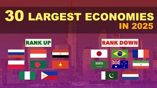 Top 30 Economies by GDP PPP 2025 | Largest Economies 2025 | World Economy 2025 | Facts Nerd