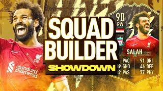 FIFA 22 - 90 MOHAMED SALAH SQUAD BUILDER SHOWDOWN VS @AJ3  - ULTIMATE TEAM