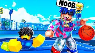 I DESTROY NOOB YOUTUBER In Roblox Basketball Legends