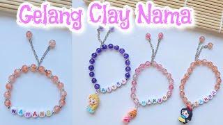 Membuat Gelang Nama Anak Pakai Clay