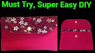 Even Beginner Sewers Can Easily Make It After Watching This Video/ Easy DIY Wallet Sewing Tutorial