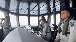 Detik Detik Kapal Coast Guard Asal China Masuk ke Perairan Indonesia di Natuna Diusir Bakamla RI