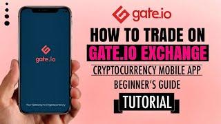 How to TRADE on GATE.io mobile app for BEGINNERS | Spot Trading Tutorial