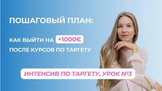 МИНИ- КУРС ПО ТАРГЕТУ УРОК 3. Что делать после курсов по таргету и как получать +1000€ на фрилансе