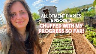 Allotment Diaries Episode 7 - Chuffed with my progress so far! | Diary of a Yorkshire Gardener