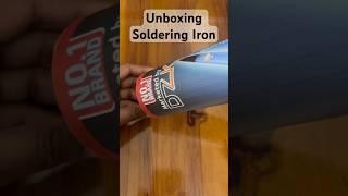 Unboxing Soldering Iron | it’s time for some soldering  #shorts #hashincludeelectronics