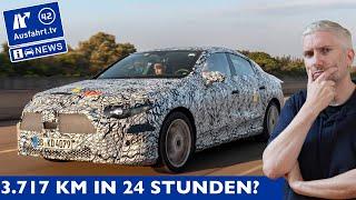 Mercedes-Benz CLA Electric: 3.717 km in 24 Stunden! Was bedeutet dieser Rekord? | Ausfahrt TV News