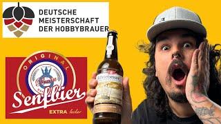 Biersommelier probiert SENFBIER - Kreativwettbewerb deutsche Meisterschaft der Hobbybrauer