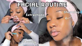 DIY FACIAL ROUTINE FOR CLEAR SKIN (easy at home facial)