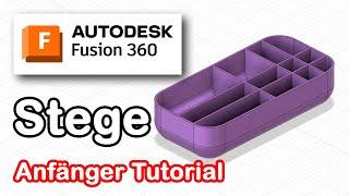 Fusion 360 [deutsch] - Wie funktionieren "Stege" ?