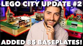 HUGE LEGO CITY UPDATE! (#2) ADDED BASEPLATES AND MODULARS!